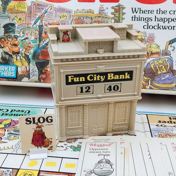 Parker Brothers Fun City Board Game Vintage 1987 COMPLETE Jack Davis Artwork - Picture 3 of 5